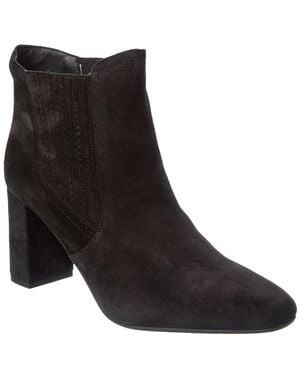 Aquatalia Lanna Waterproof Suede Bootie - Black