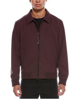 BOSS Hanry Wing Wool Jacket - Purple
