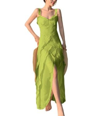 LEON GORI Midi Dress - Green