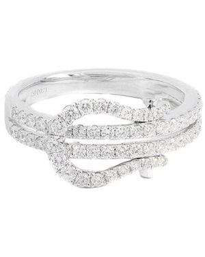 Maitre De Diamant 18K 0.71 Ct. Tw. Diamond Belt Ring - White