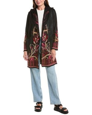 Johnny Was Biya Metallic Duster - Black