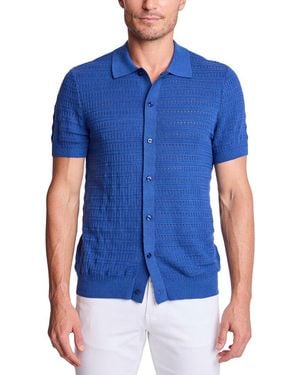 Paisley & Gray Full Polo Shirt - Blue
