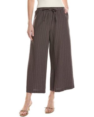 Eileen Fisher Wide Cropped Pant - Grey
