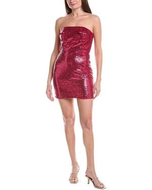 Rene Ruiz Strapless Bodycon Mini Dress - Red