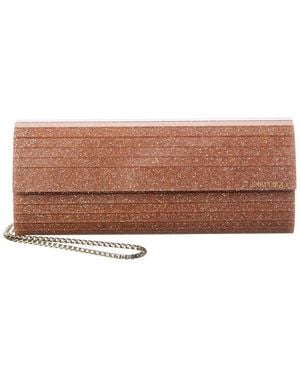 Jimmy Choo Sweeti Acrylic Wallet On Chain - Brown