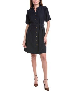 Sharagano Midi Dress - Black