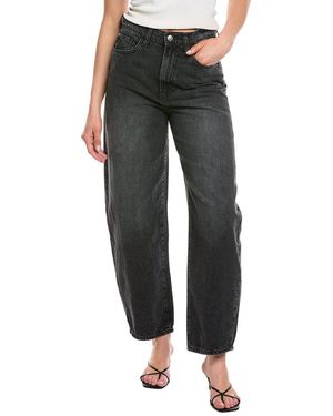 Hudson Jeans High-Rise Barrel Leg Molina Barrel Jean - Black