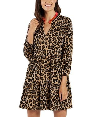 Jude Connally Dolly Tiered Dress - Brown