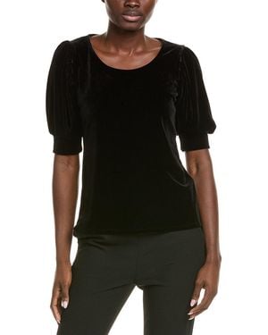 Cece Velvet Top - Black