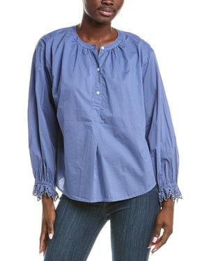 Velvet By Graham & Spencer Jacoba Top - Blue