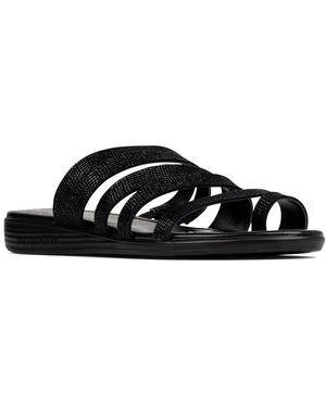 Donald J Pliner Grinda Leather Sandal - Black
