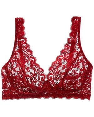 Hanro Lace Bra - Red