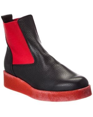 Arche Comsky Leather Boot - Red