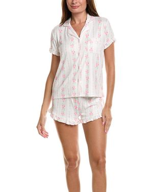 Pj Salvage 2Pc Roses Are Pyjama Set - White