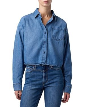 Joe's Jeans Cropped Denim Shirt - Blue