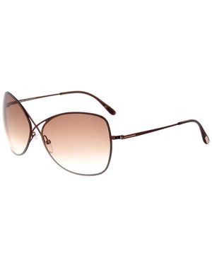 Tom Ford Ft0250 63Mm Sunglasses - Metallic