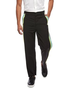 Valentino Wool & Mohair-Blend Pant - Black