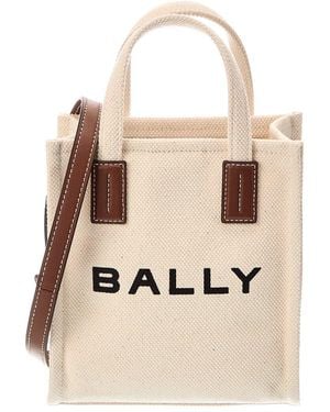 Bally Akeley Canvas Tote - Natural