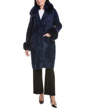 NVLT Longline Coatigan - Blue