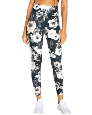 Balance Collection Printed Easy Ankle Legging - Blue