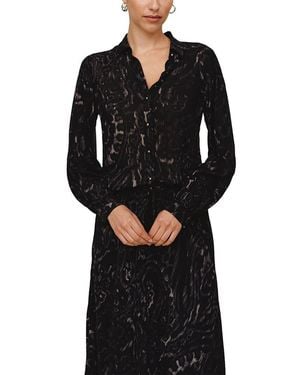 Bella Dahl Fitted Button Top - Black