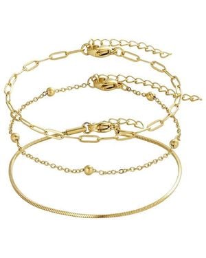 Adornia Plated Stainless Steel Bracelet - White