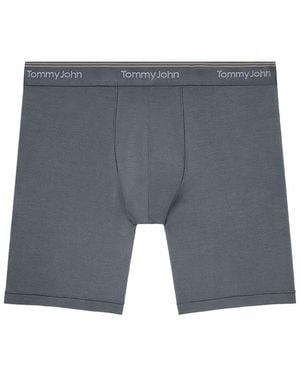 Tommy John Set Of 3 Ultra Soft Flex 6In Boxer Brief - Black