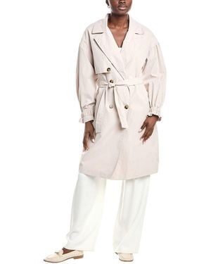 ANNA KAY Melvine Trench Coat - White