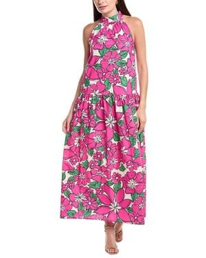 FLORA BEA NYC Eleana Midi Dress - Pink