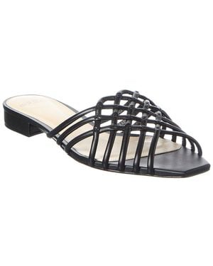 Alexandre Birman Linda Tresse Leather Sandal - Black