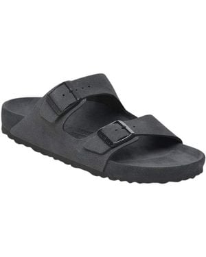 Birkenstock Arizona Suede Sandal - Black