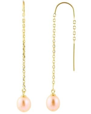 Splendid Over 7-8Mm Pearl Earrings - White
