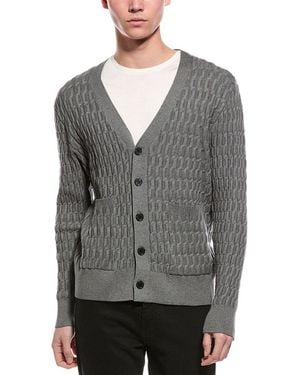 Slate & Stone Cable Knit V-Neck Cardigan - Gray