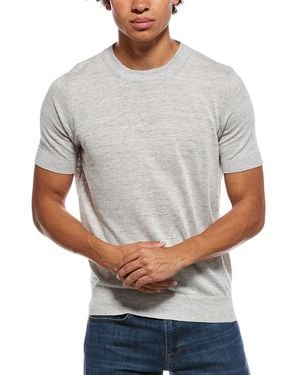 Brunello Cucinelli Linen-Blend Crewneck Jumper - Grey