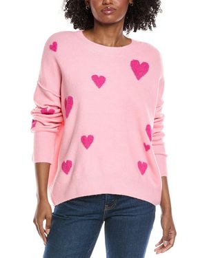 Cece Heart Pattern Jumper - Pink