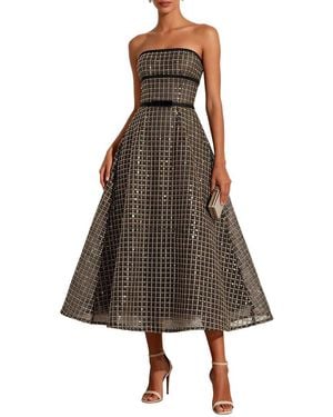 Ariele Tesoro Solid Maxi Dress - Brown