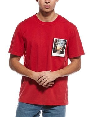 Helmut Lang Postcard T-Shirt - Red