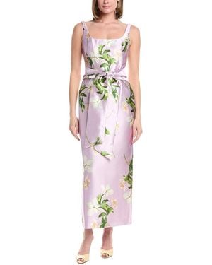 Julia Jordan Mikado Sleeveless Midi Dress - Pink