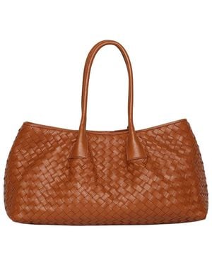 Walter Baker Alina Large Leather Tote - Brown