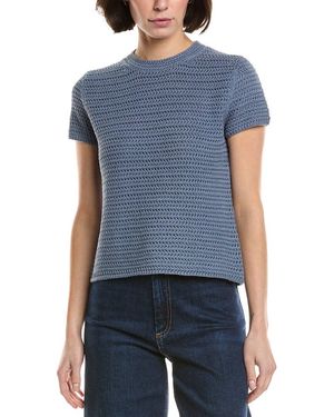 Vince Crochet T-Shirt - Blue