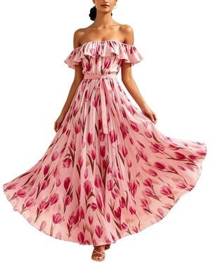 Vincent Maxi Dress - Pink
