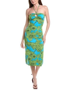 FLORA BEA NYC Miri Midi Dress - Green