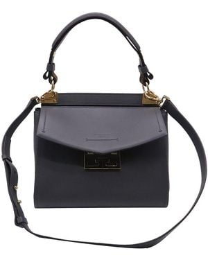 Givenchy Leather Small Mystic Bag (Authentic Pre-Loved) - Black