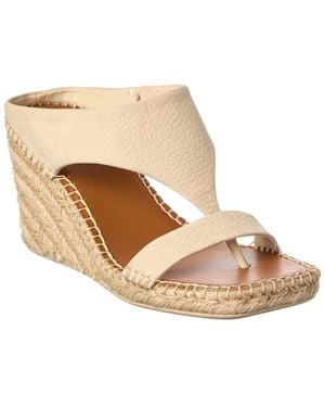 Franco Sarto Farren Leather Espadrille - White