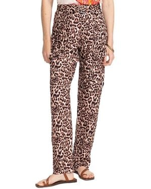 Johnny Was Hailey Cargo Pant - Red