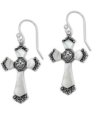Samuel B. Pearl Earrings - White