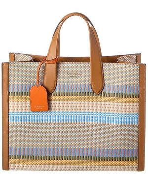 Kate Spade Manhattan Large Striped Tote - Yellow