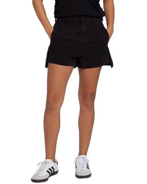 7 For All Mankind Tailored Slouch Short Jean - Black