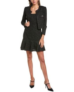 Taylor 2Pc Shift Dress Set - Black
