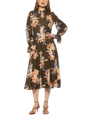 Alexia Admor Lana A-Line Dress - Green